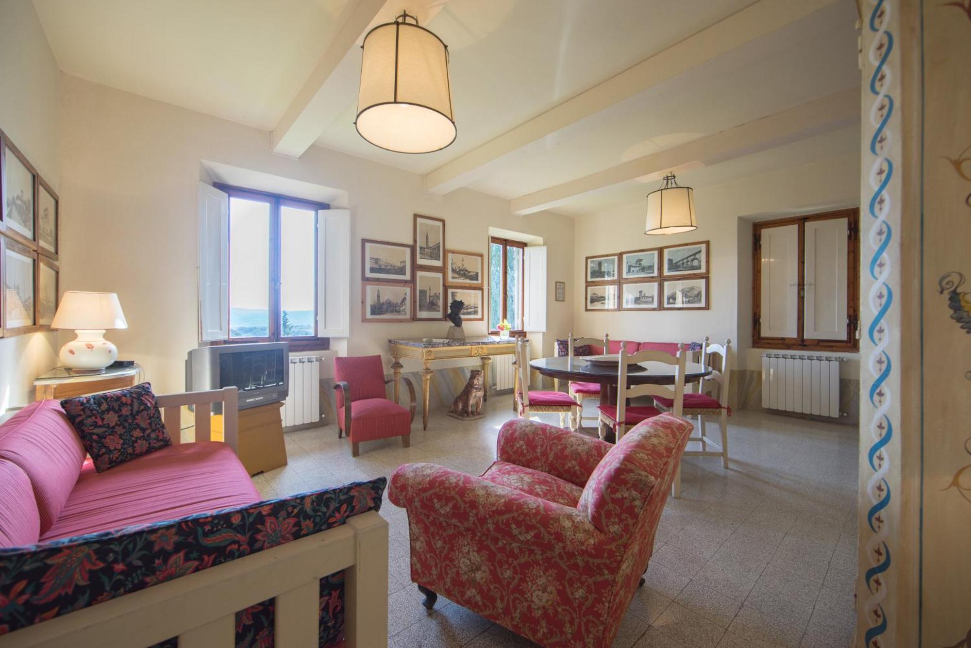 Fattoria Di Mandri Villa Reggello Ruang foto